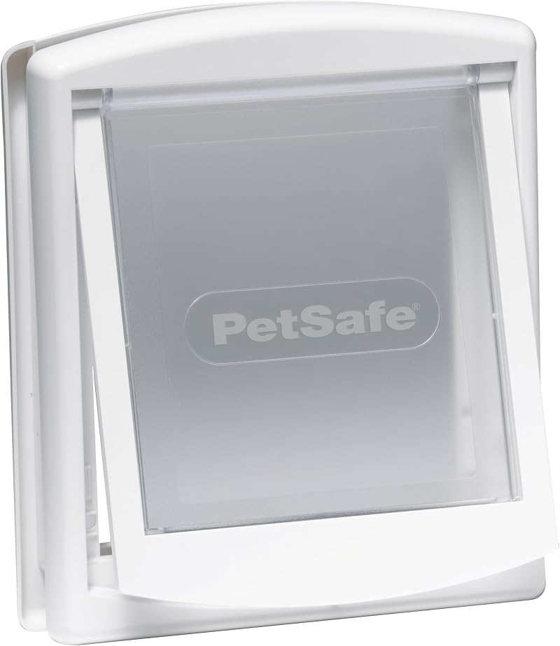 PetSafe Original 2 Way Pet Door Medium White Manual Lock Durable Frame