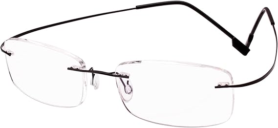 bendable rimless eyeglass frames