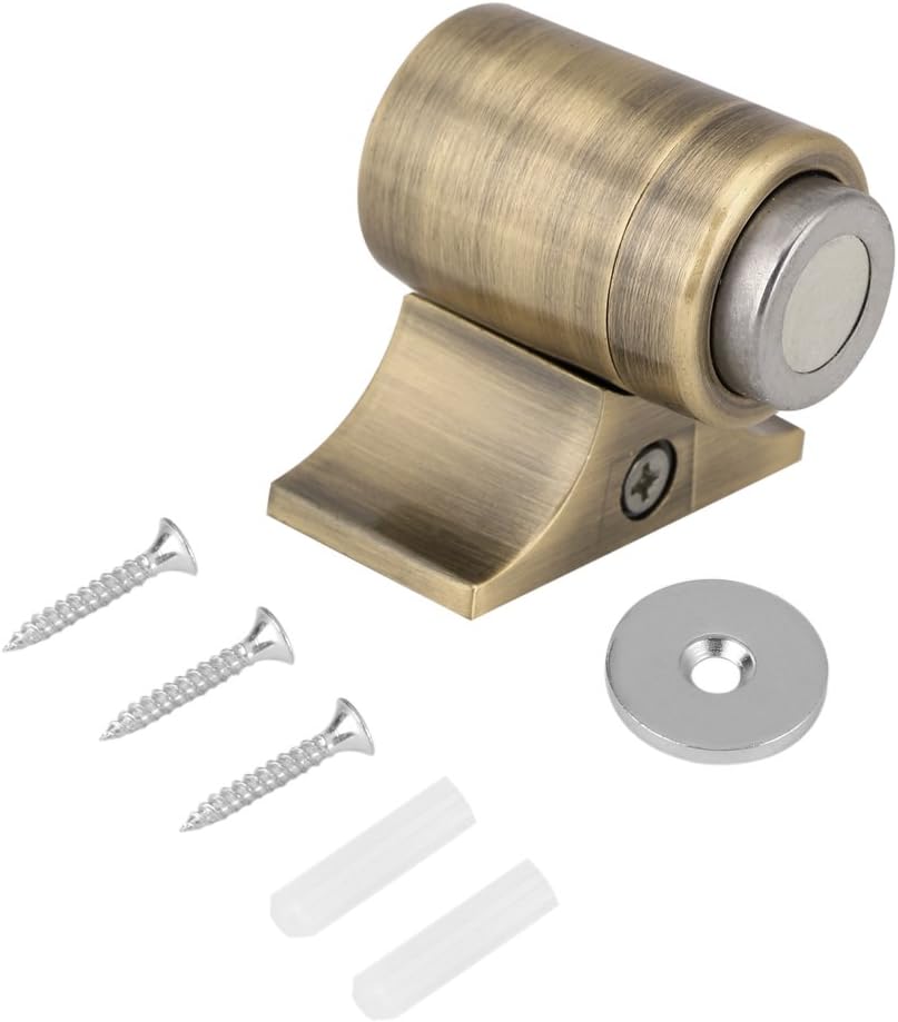 Door Stopper Stainless Steel Magnetic Stopper Door Holder Door Catch for Home Door Installation(Green Bronze)