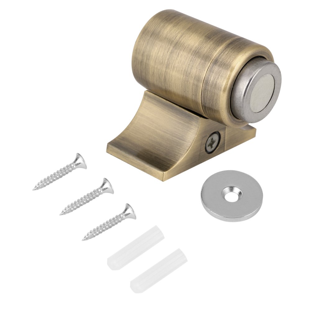 Door Stopper Stainless Steel Magnetic Stopper Door Holder Door Catch for Home Door Installation(Green Bronze)