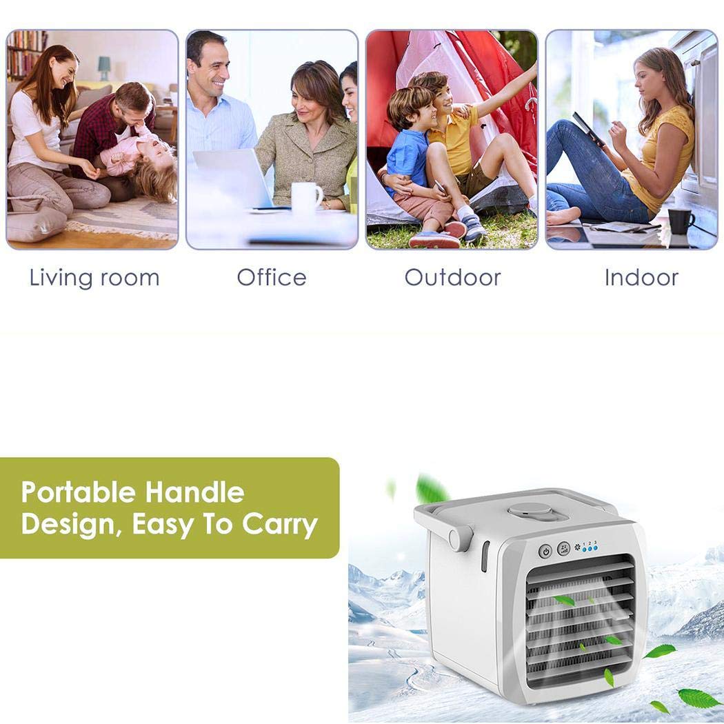 UpBeauty Mini Portable Button Control Air-Conditioning Fan Desktop Fan Personal Fans