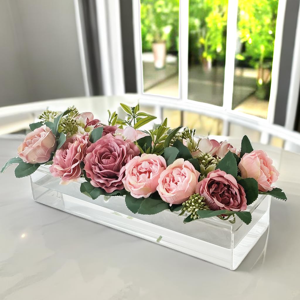 50 discount on Flower Vase for Centerpieces Rectangular Floral