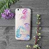 Colorful Jellyfish iPhone Case for 6, 7, 8, X, XR, X Max, 11, 11 Pro, 11 Pro Max, SE, 12 Mini, 12, 12 Pro, 12 Pro Max, 13 Mini, 13, 13 Pro, 13 Pro Max