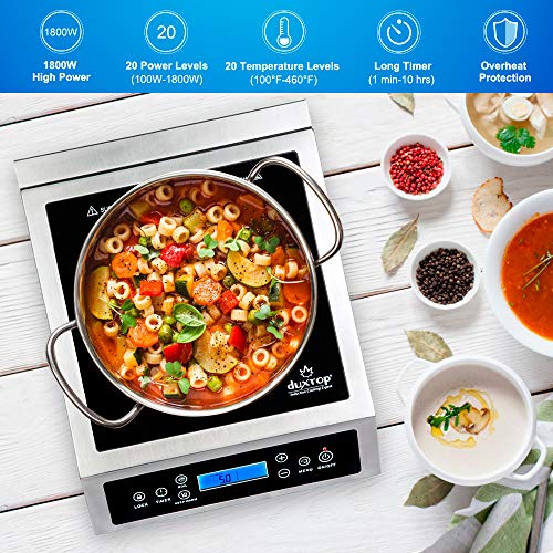 Duxtop Professional Portable Induction Cooktop, Commercial Range