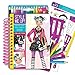 Style Me Up! - Fashion Design Coloring Book for Girls, Set of Stencils, Pencils and Painting Book - SMU-1470