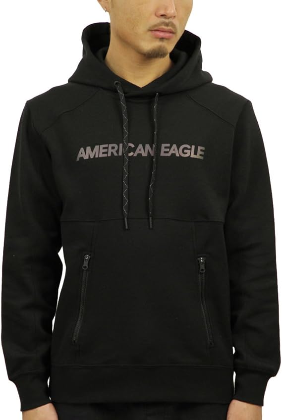 ae reflective popover hoodie