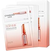 CHANDO HIMALAYA 2-Step Astaxanthin Firming Ampoule Mask (1.5ml+33mlx5PCS) - Firming & Radiance-Boosting with Astaxanthin for Wrinkle Reduction and Even Skin Tone