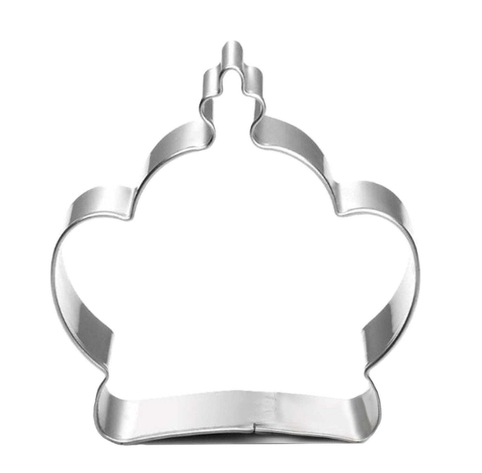 WJSYSHOP King Queen Crown Shape Cookie Cutter for Celebrations Christmas Birthday Party Wedding Holiday (Crown-1)