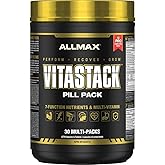 ALLMAX Nutrition - VitaStack - Pro-Level Vitamin & Nutrient Stack Packs - 30 Count