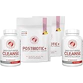 Silver Fern Brand Immune+ Protocol Kit – Postbiotic+ (2 Packages) & Cleanse (2 Bottles) – Immune Support Supplement Bundle – Non-GMO, Gluten-Free, cGMP Certified – 90-Day Supply