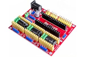 WWZMDiB CNC Shield V4 Engraving Machine Expansion Board A4988 Driver Expansion Board for Arduino Nano 3D Printer A4988