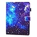 iPad 9.7 2017 case, iPad 9.7 2018 Case, iPad Air Case, iPad Air 2 Case, Dluggs PU Leather Folio Smart Cover with Auto Sleep/Wake for Apple iPad 6th / 5th Gen,iPad Air 1/2 Tablet, Space