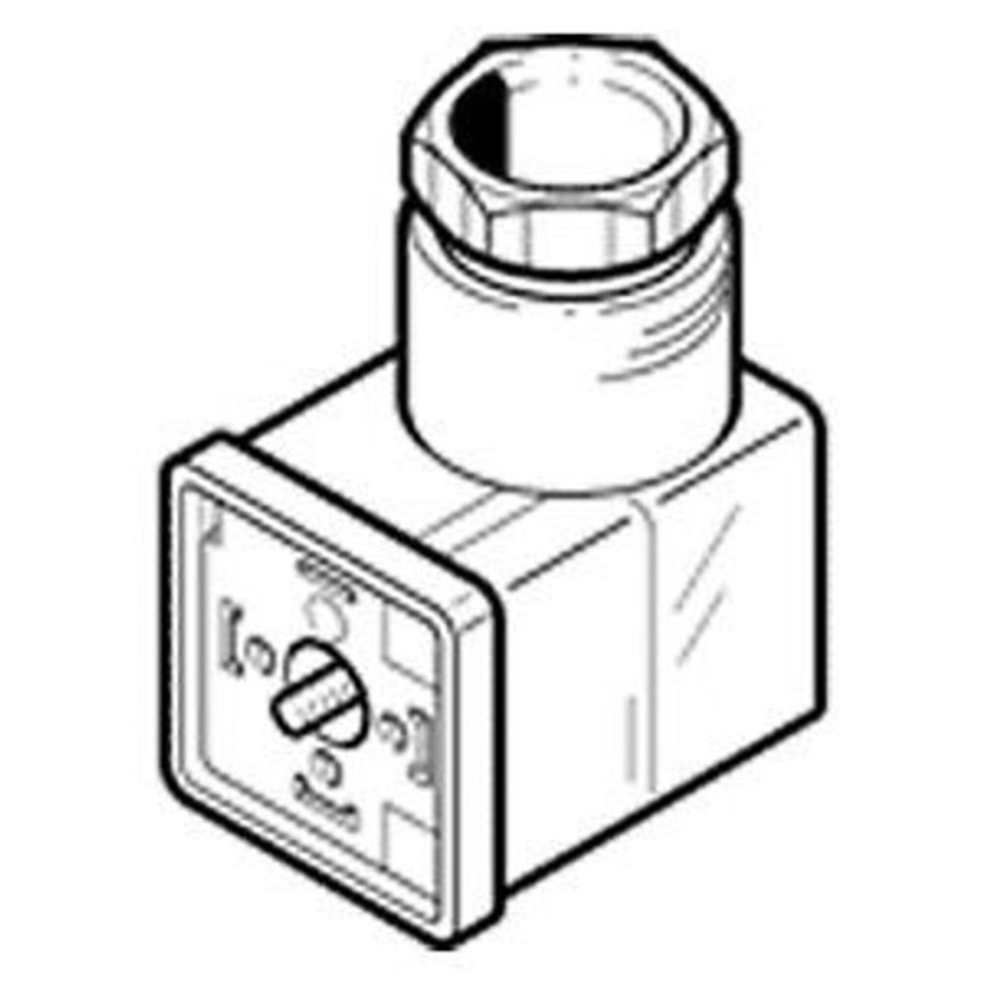 Festo 164275 PEV-1/4-WD-LED-230 Angled Plug Socket