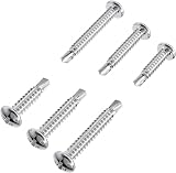 DDHOMIN 120 PCS Self-Drilling Screws Round Head M3.5 & M4.2 Stainless Steel view 4