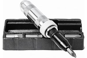 Powerbuilt 1/2 Inch Drive Impact Driver Set Extractor Tool, Slotted or Phillips Screwdriver Bits, Remove Rusted, Damaged Scre