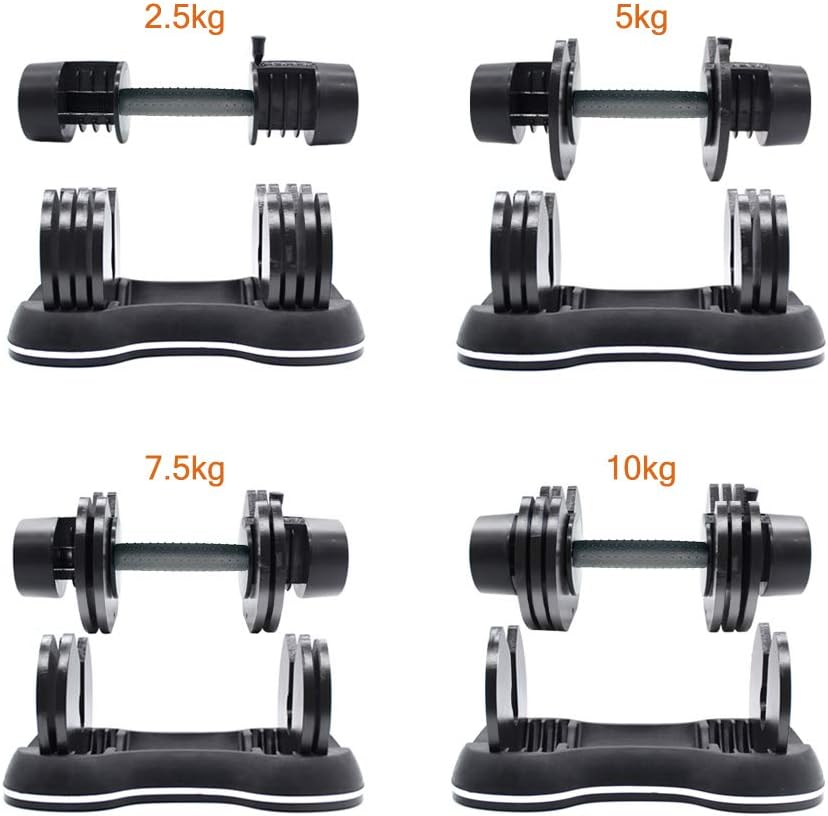 ATIVAFIT Adjustable Dumbbell 27.5 lbs Weights for Gym Home (Single) : Sports & Outdoors