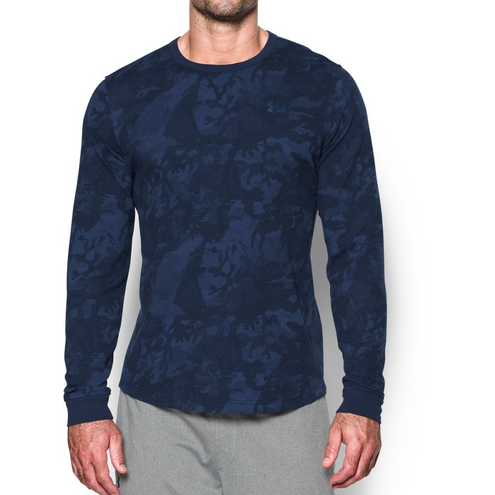 Waffle Crew Neck Under Armour Long Sleeve Amazon Under Armour Mens