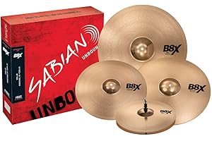 Sabian B8X Performance Set Plus -14”/16”/20” + Free 18” Thin Crash - (45003XG)