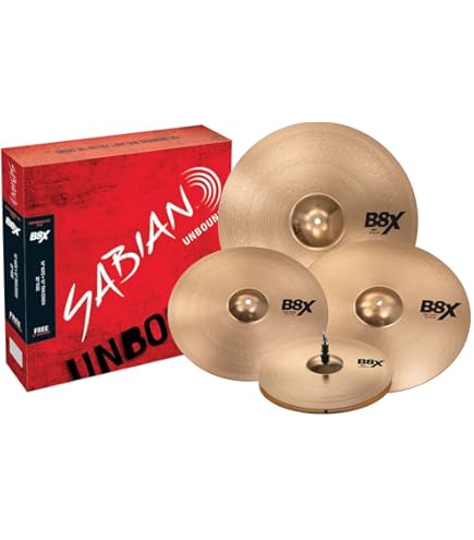 Amazon.com: Sabian B8X Performance Cymbal Set Plus 14
