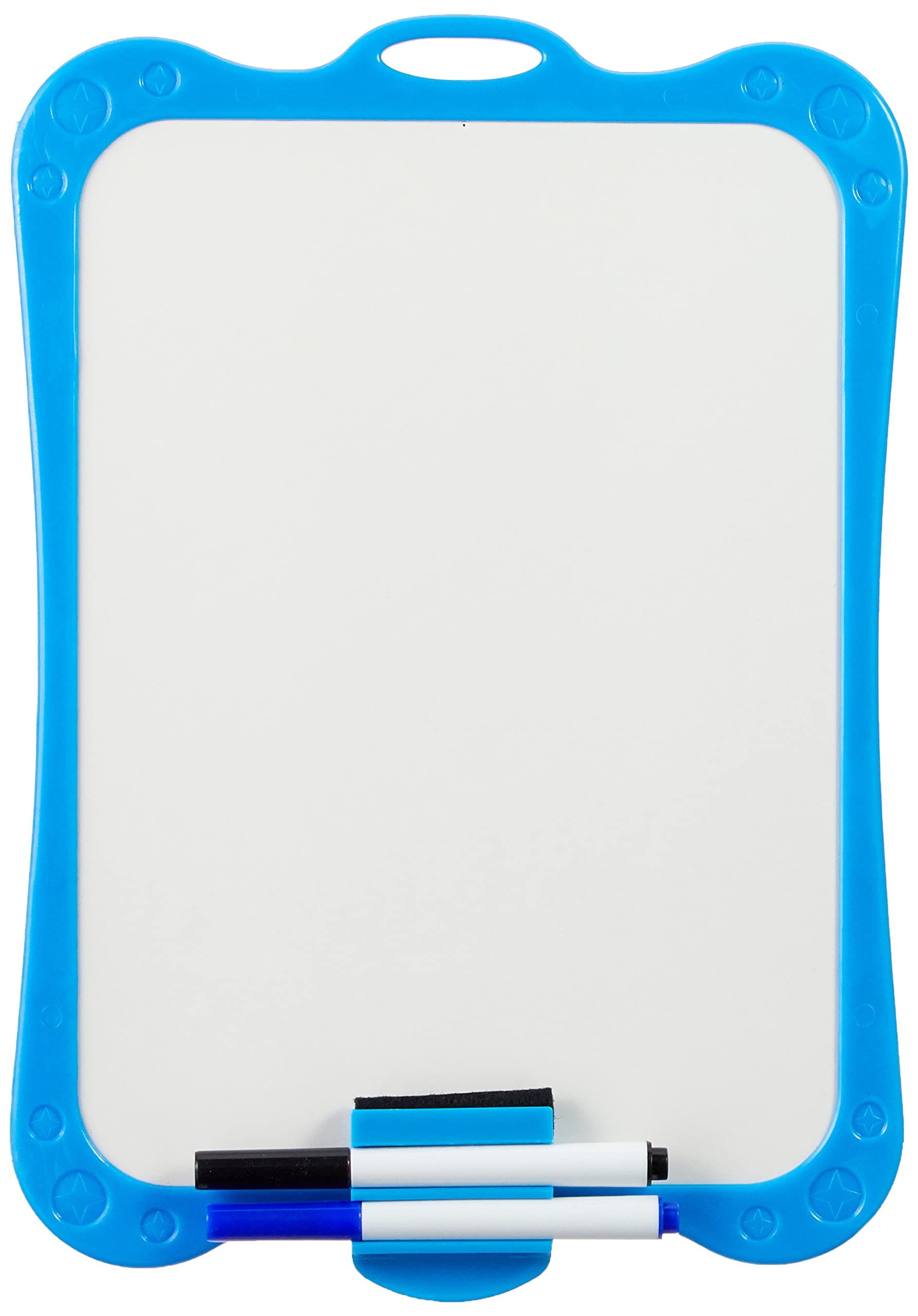 Apli 012916 Dry Erase Slate with 2 Felt-Tip Pens and 1 White Eraser / 1 Sided Slate