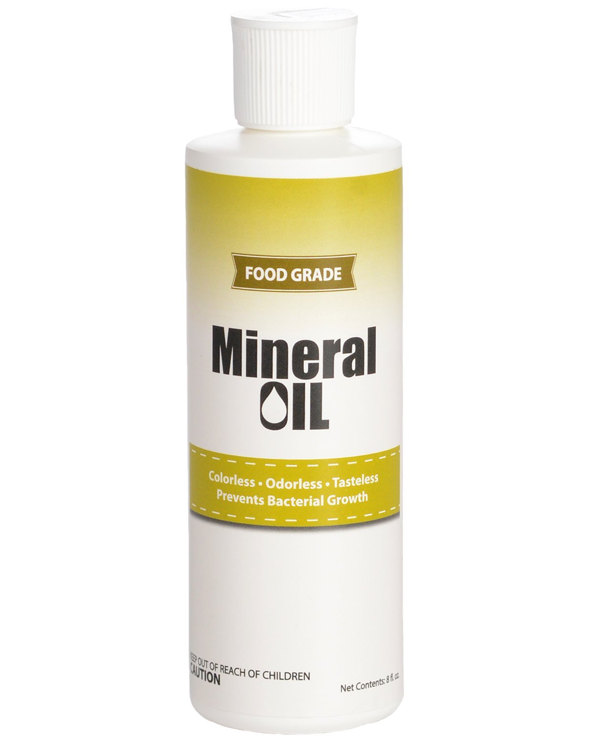Premium 100 Pure Food Grade Mineral Oil USP, 8 ounces, NSF Approved