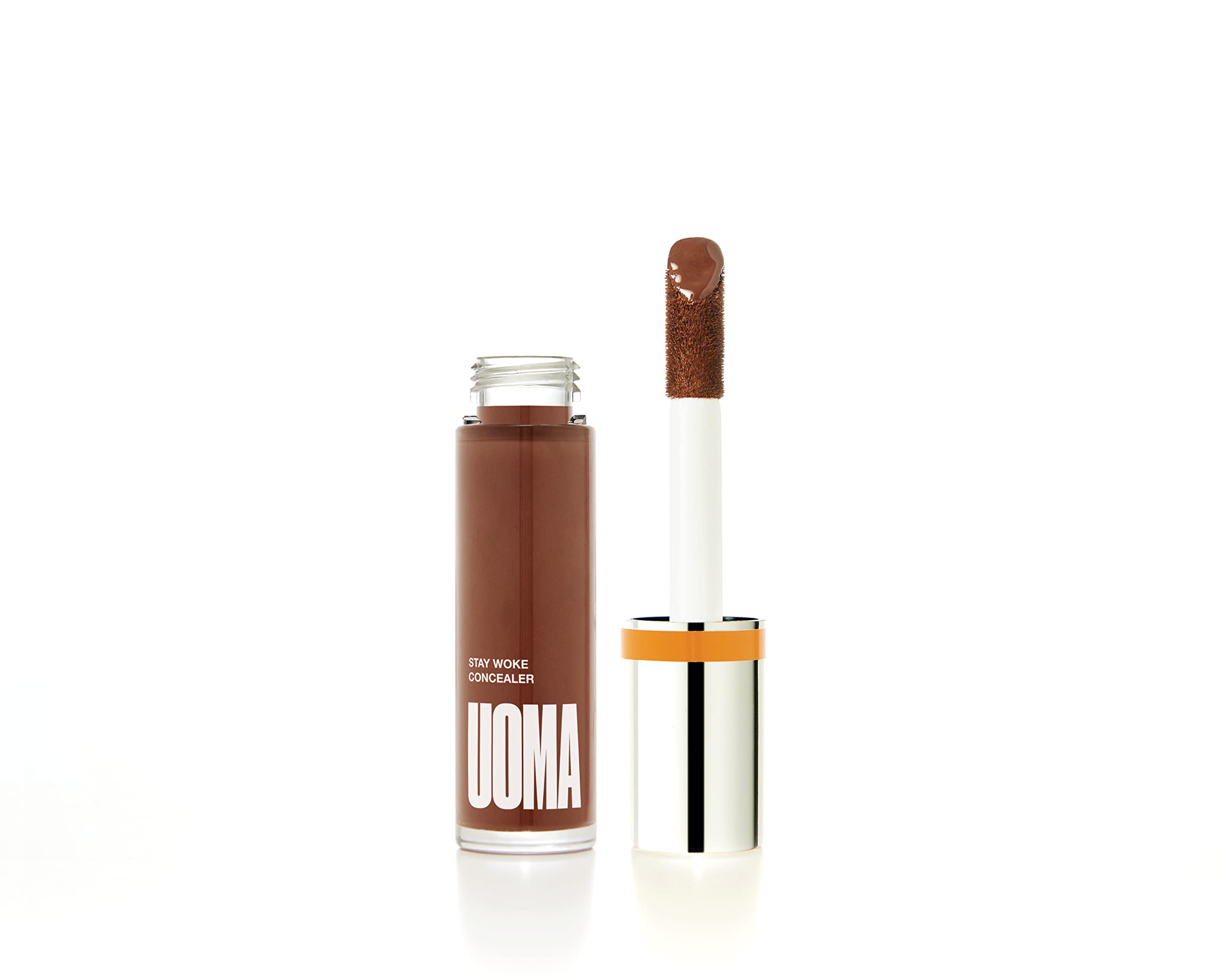 UOMA BEAUTY STAY WOKE BRIGHTENING CONCEALER, 5ml, BROWN SUGAR T4