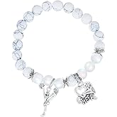 HUTIMY Cheer Bracelet for Teens Cheerleaders Bangle Teen Cheer Xmas Cheerleading Bracelets