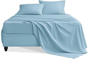Swiftify Queen Sheet Set, 4 Pieces Hotel Luxury Soft Microfiber Queen Bed Sheets Set, Up to 16" Deep Pockets, Oeko-Tex Sheets