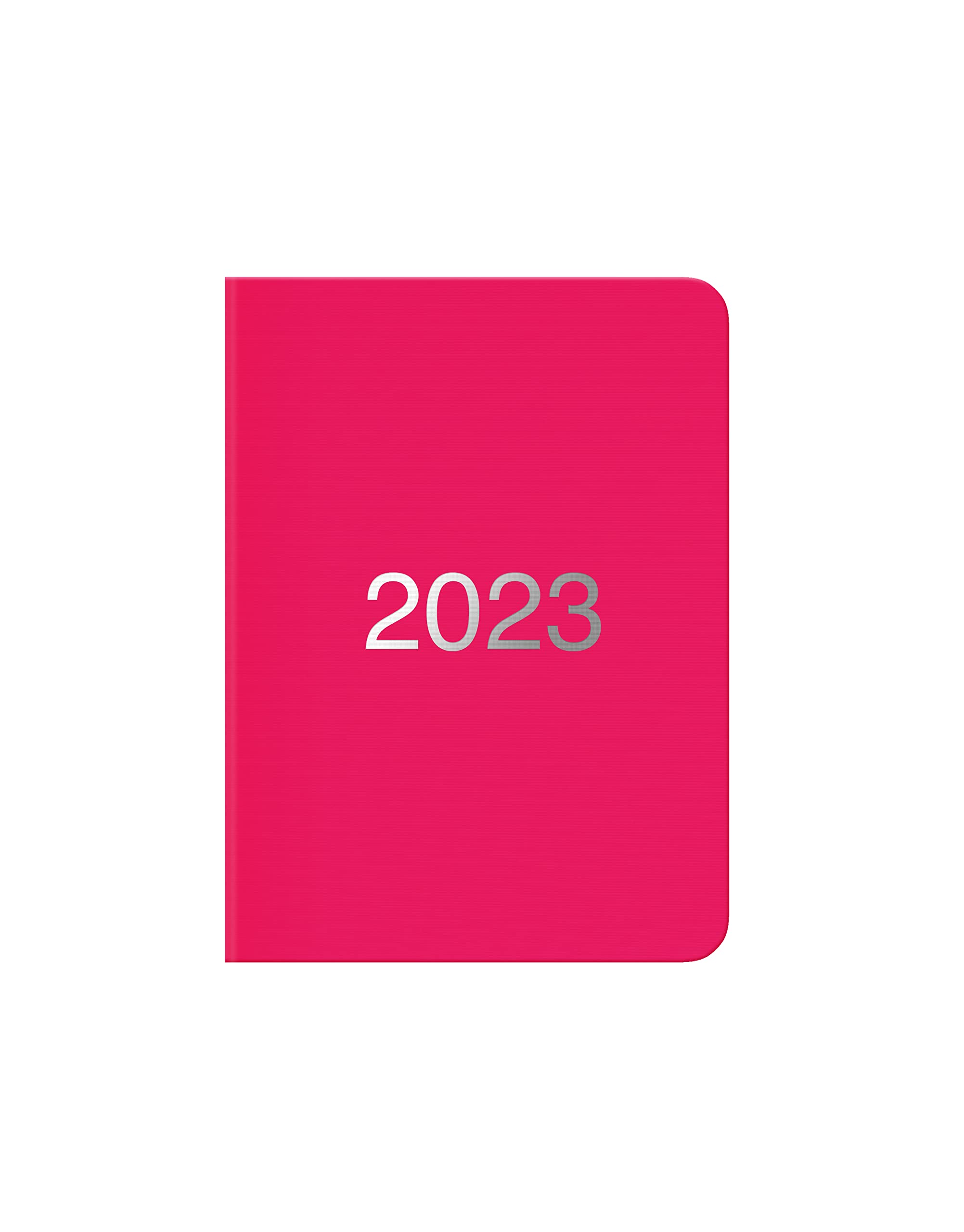 Letts of London Dazzle A6 day to a page with appointments 2023 diary - pink, 23-080882