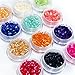 Polytree 12 Colors DIY Nail Art Glittering Rhombus Sequins Manicure Decorations