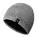 OMECHY Mens Winter Warm Knitting Hats Plain Skull Beanie Cuff Toboggan Knit Cap 4 Colors