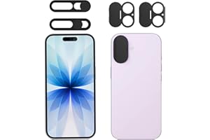 Privacy Lens Cover Compatible for iPhone 17 with Front Camera Cover,Protect Privacy and Security But Not Affect Facial Recogn