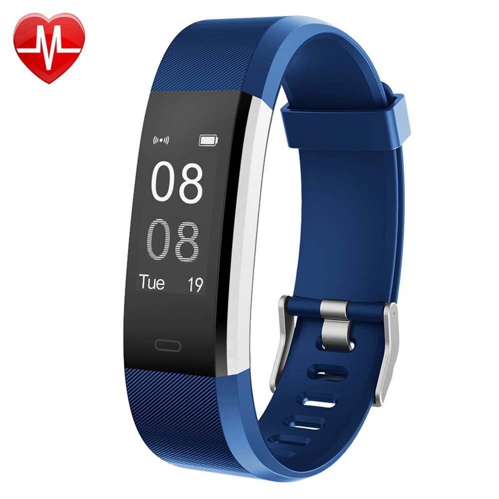 YAMAY Smartwatch Braccialetto Fitness Activity Tracker Smart Watch Android iOS Orologio Cardiofrequenzimetro da Polso Contapassi Calorie Notifiche Sport Donna Uomo Bambini per Samsung Xiaomi Huawei