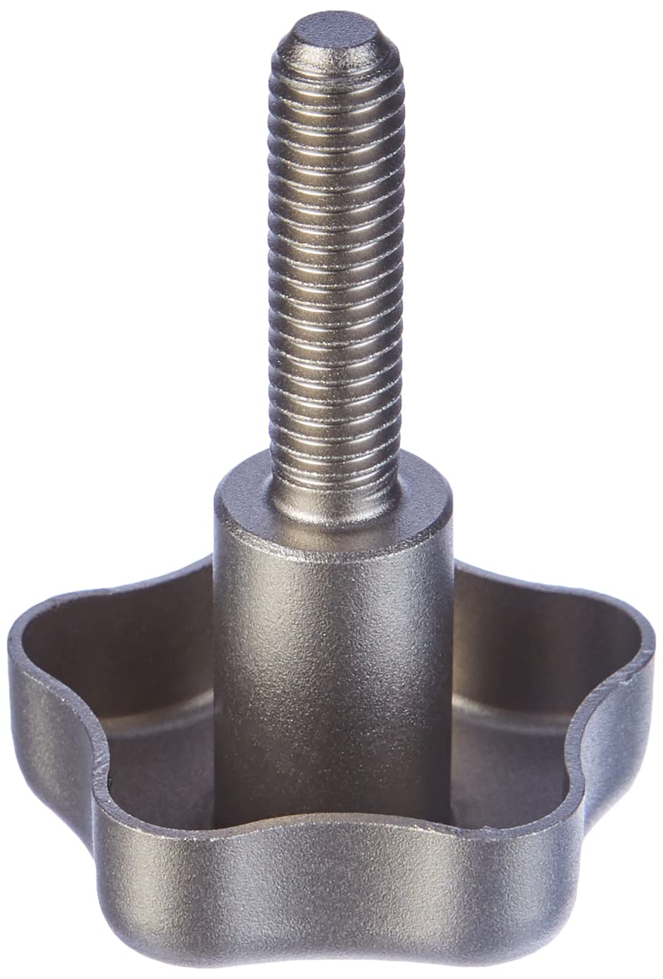 Ganter Normelemente | Stainless steel - star handle screw - GN 5334-40-M8-30 | matt blasted | 1 piece, handle diameter d1: 40 mm; thread: M8 x 30 mm