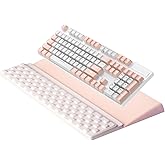 Ospelelf Ergonomic Keyboard Wrist Rest Pad Comfortable Keyboard Stand Riser Holder Pad for Office Gaming