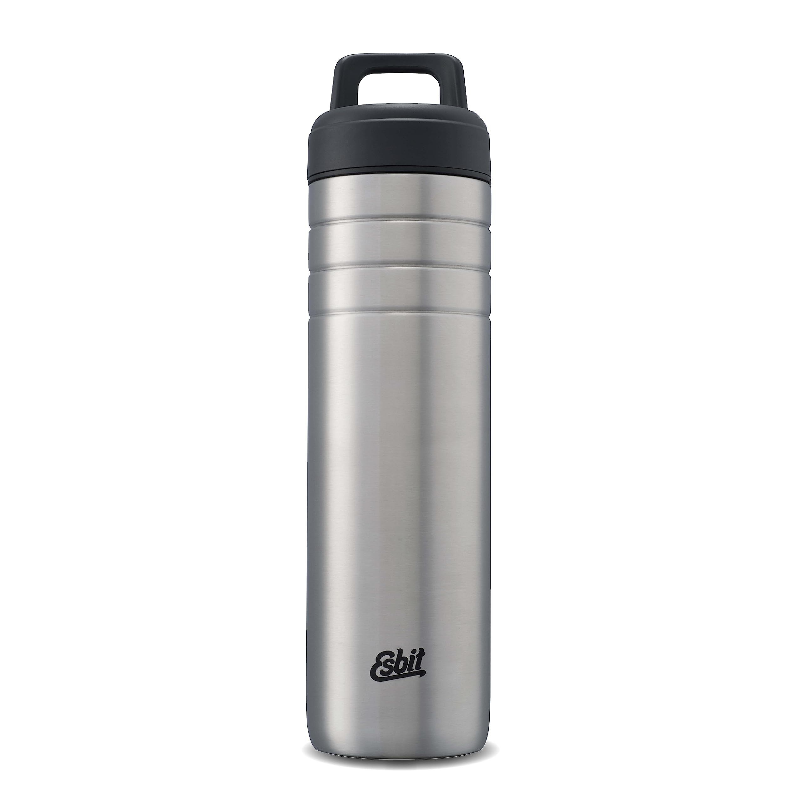 Esbit Thermo Flask Majoris | Stainless Steel | BPA | Black, Silver | 1L & more | Large Opening | Water, Sport, Yoga