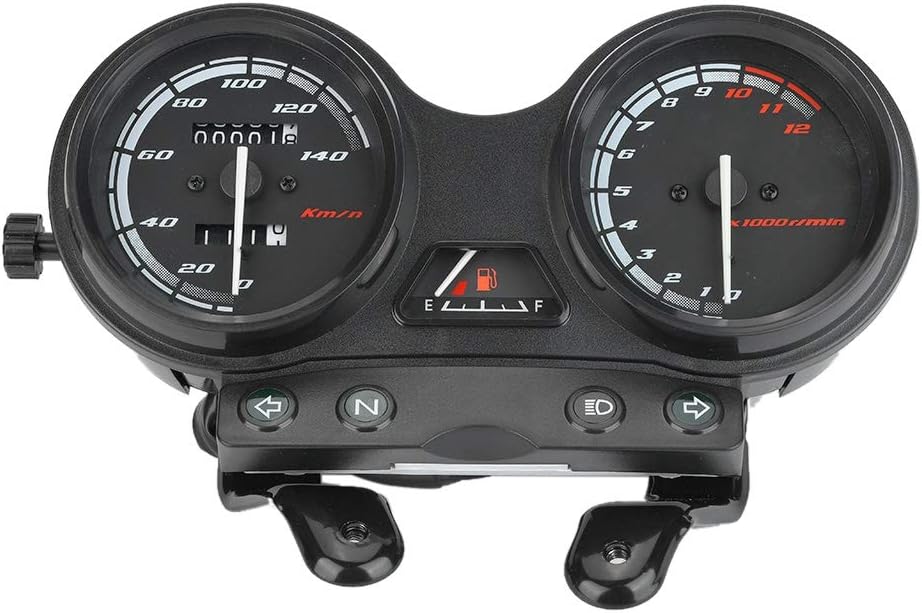 Aramox Motorcycle Speedometer,Digital Display Speedometer Tachometer Odometer Instrument Fit for YBR 125 2005-2009 European Edition II - Image 4