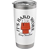 Peanuts - Snoopy - It's Hard Work Being This Cool Stainless Steel Insulated Tumbler