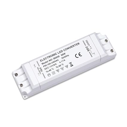 Yafido Led Trafo 230V auf 12V 50W 4,2A Driver Leuchtmittel Transformator Für G4 MR11 MR16 GU5.3 LED Birne sowie Lichtstreifen