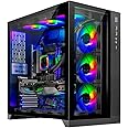 Skytech Gaming Prism II Lian Li O11 PC Desktop – Intel Core i9 13900K 3.0 GHz, NVIDIA RTX 4070 Ti, 1TB NVME Gen4 SSD, 32GB DDR5 RAM RGB, 1000W Gold PSU, 360mm AIO, 11AC Wi-Fi, Windows 11 Home 64-bit