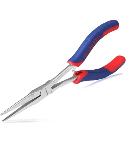 BQKKWIN 11-Inch Long Reach Needle Nose Pliers - Milled Jaws, Vinyl Grips, For Mechanics & Technicians - View #13