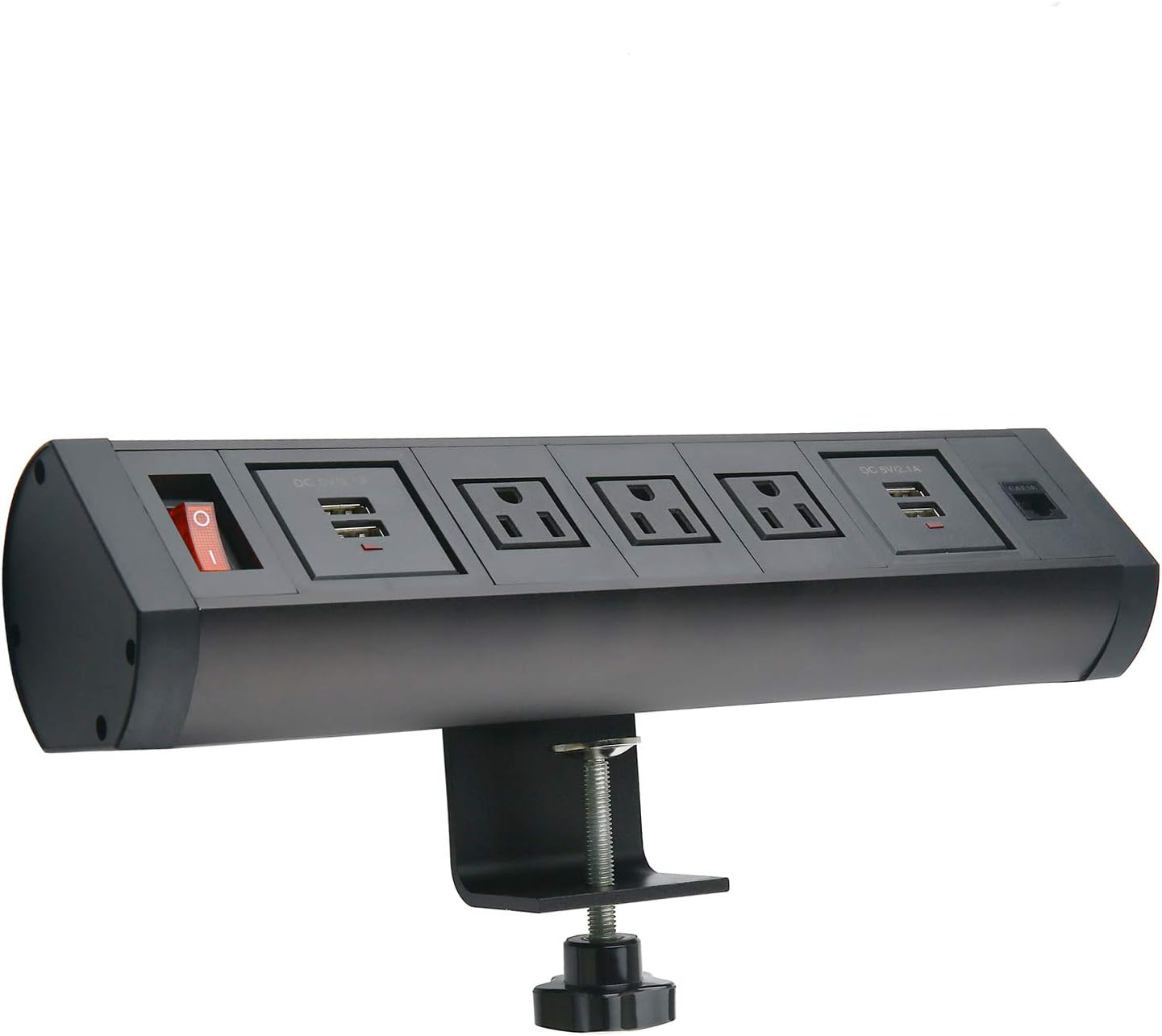 3AC 1 USB-A 1 PD USB-C with Switch
