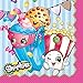 Shopkins Birthday Party Supply Set for 16: Dinner Plates, Dessert Plate, & Napkins