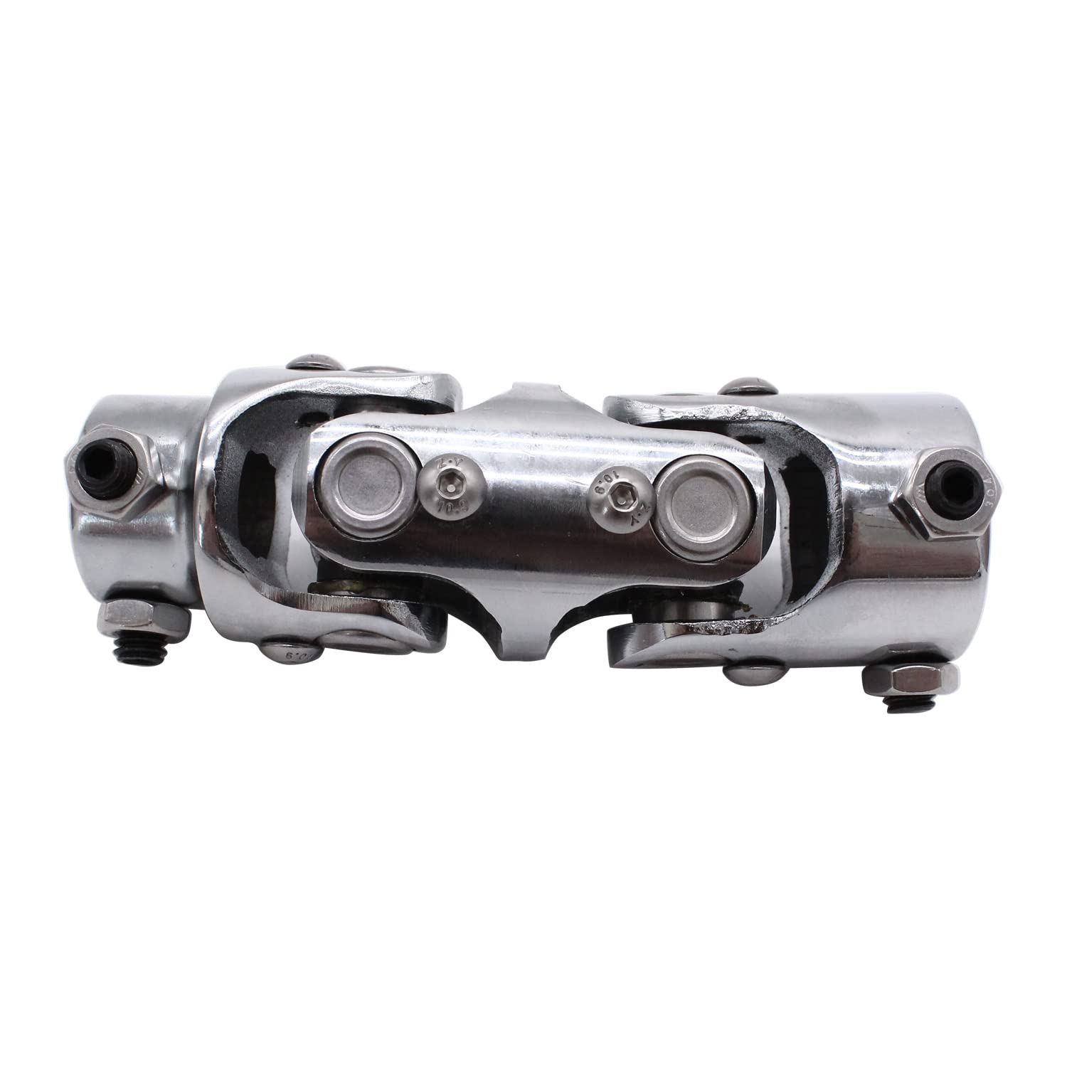 Photo 1 of 1 PC SHLPDFM Chrome Double Universal Steering 1" DD X 3/4" DD Double U-Joint Shaft
