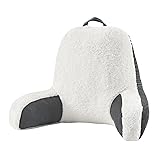 downluxe Sherpa Reading Pillow with Support