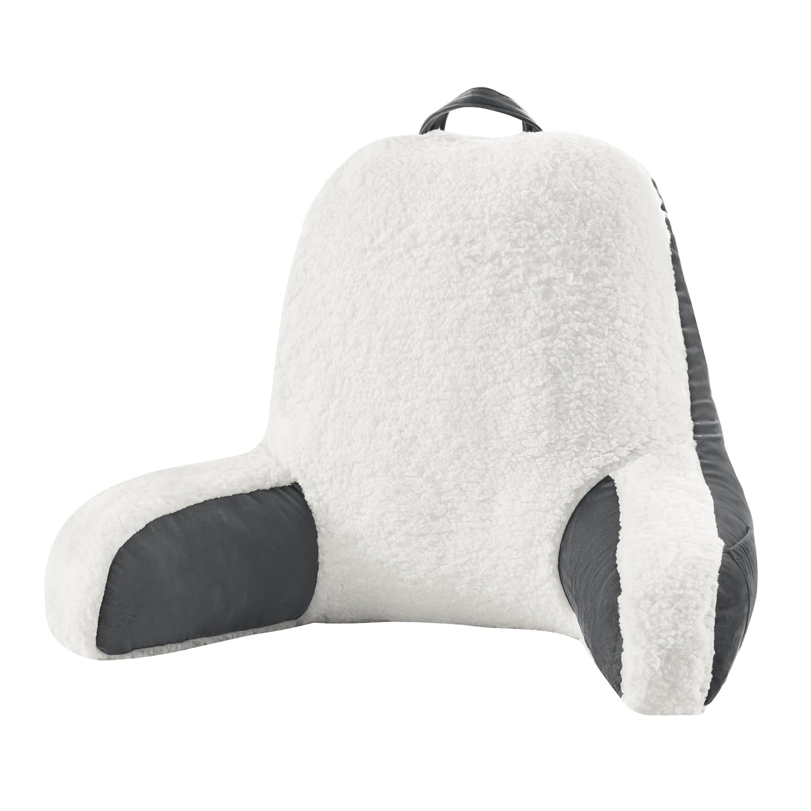 downluxe Sherpa Reading Pillow with Support