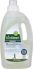 Biokleen Sport Laundry Detergent – 128 HE Loads - Liquid, Concentrated, Eco-Friendly, Non-Toxic, Plant-Based, No Artificial F