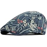 Qianuer Newsboy Hats Adjustable Ivy Flat Cap Gatsby Cabbie Driving Beret for Men Women