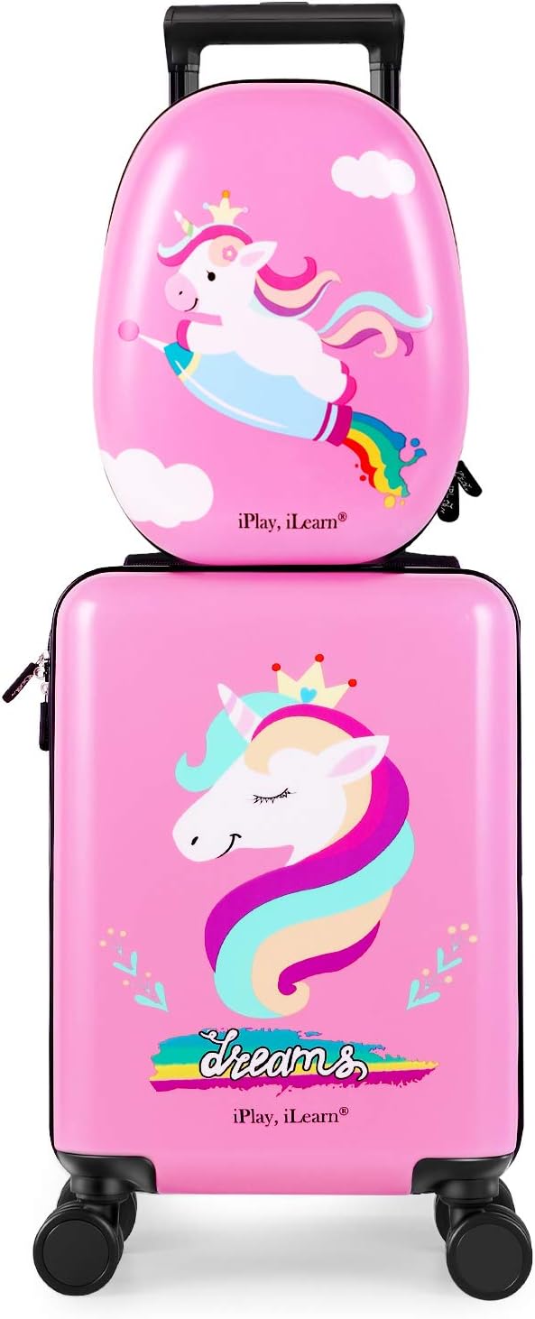 unicorn suitcase with wheels