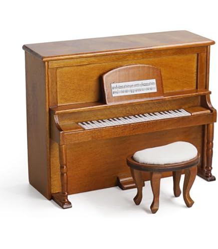 Amazon.com: GANAZONO 1 Set Dollhouse Piano 1:12 Miniature